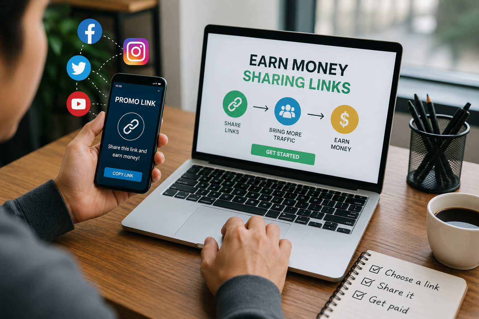 How to Earn Money Sharing Links Online: A Beginner's Guide