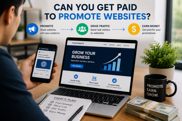 Can You Get Paid to Promote Websites? Complete Guide for Beginners